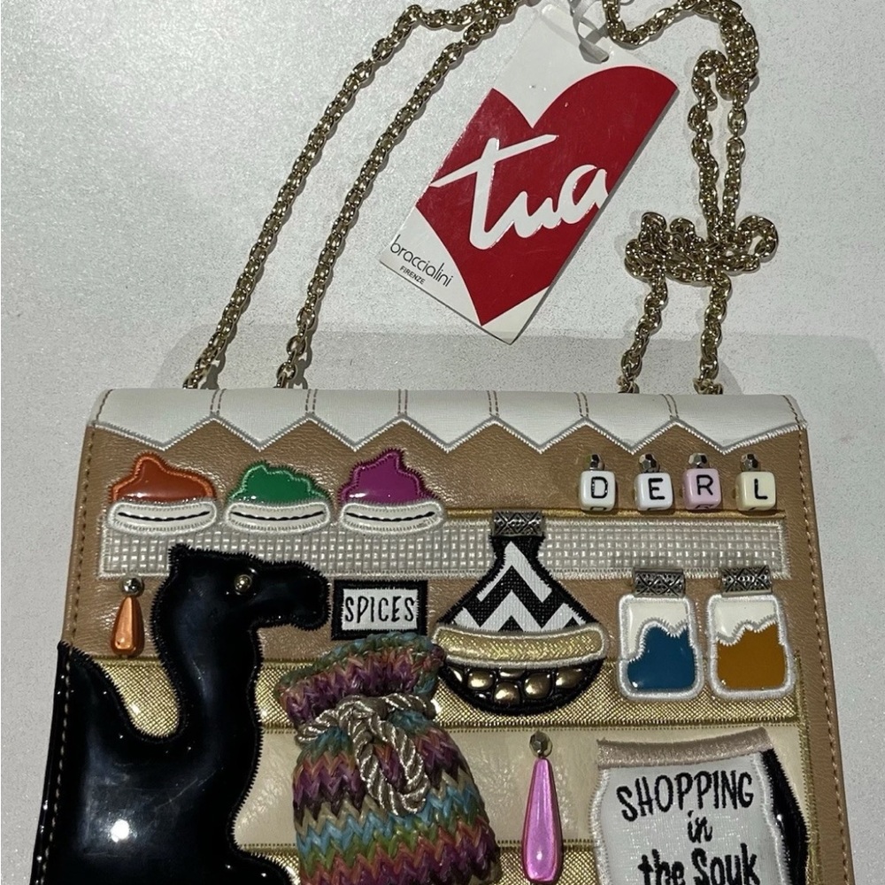 Tua by Braccialini Multicolor Shoulder Bag